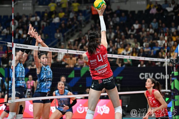 朱婷砍下21分助力科内利亚诺女排挺进欧冠决赛